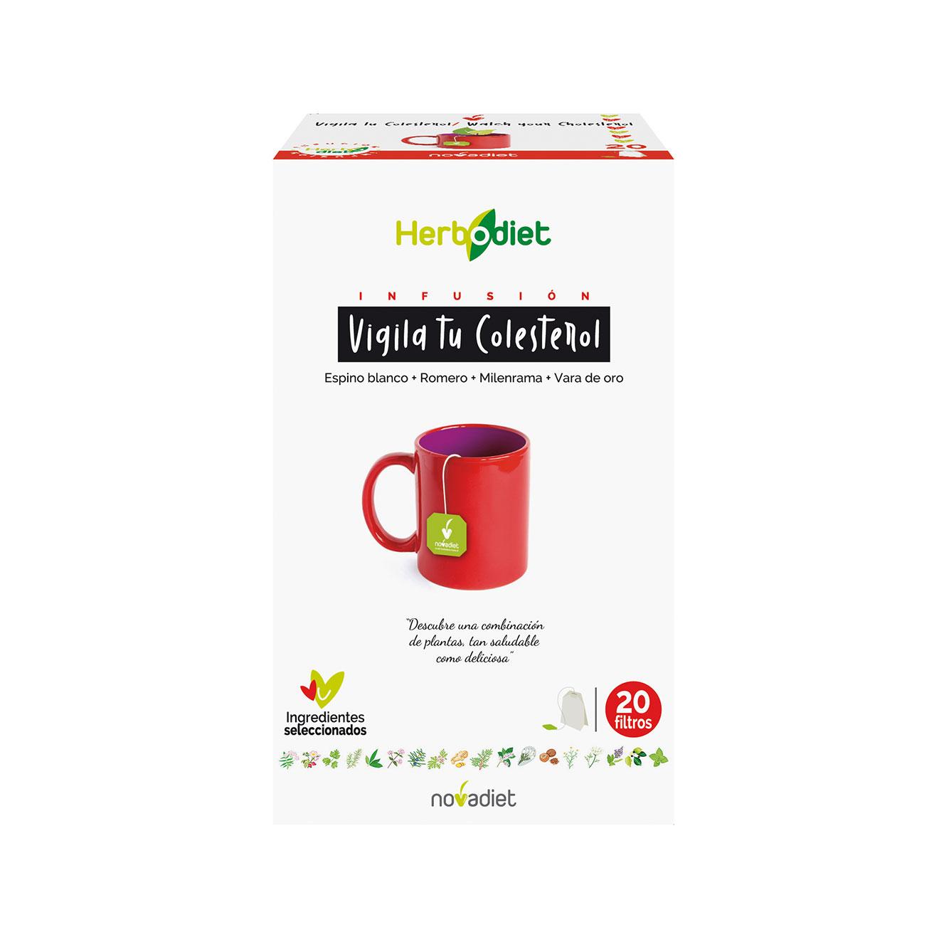 Herbodiet Kontrolliere deinen Cholesterinspiegel, Novadiet, 20 Beutel