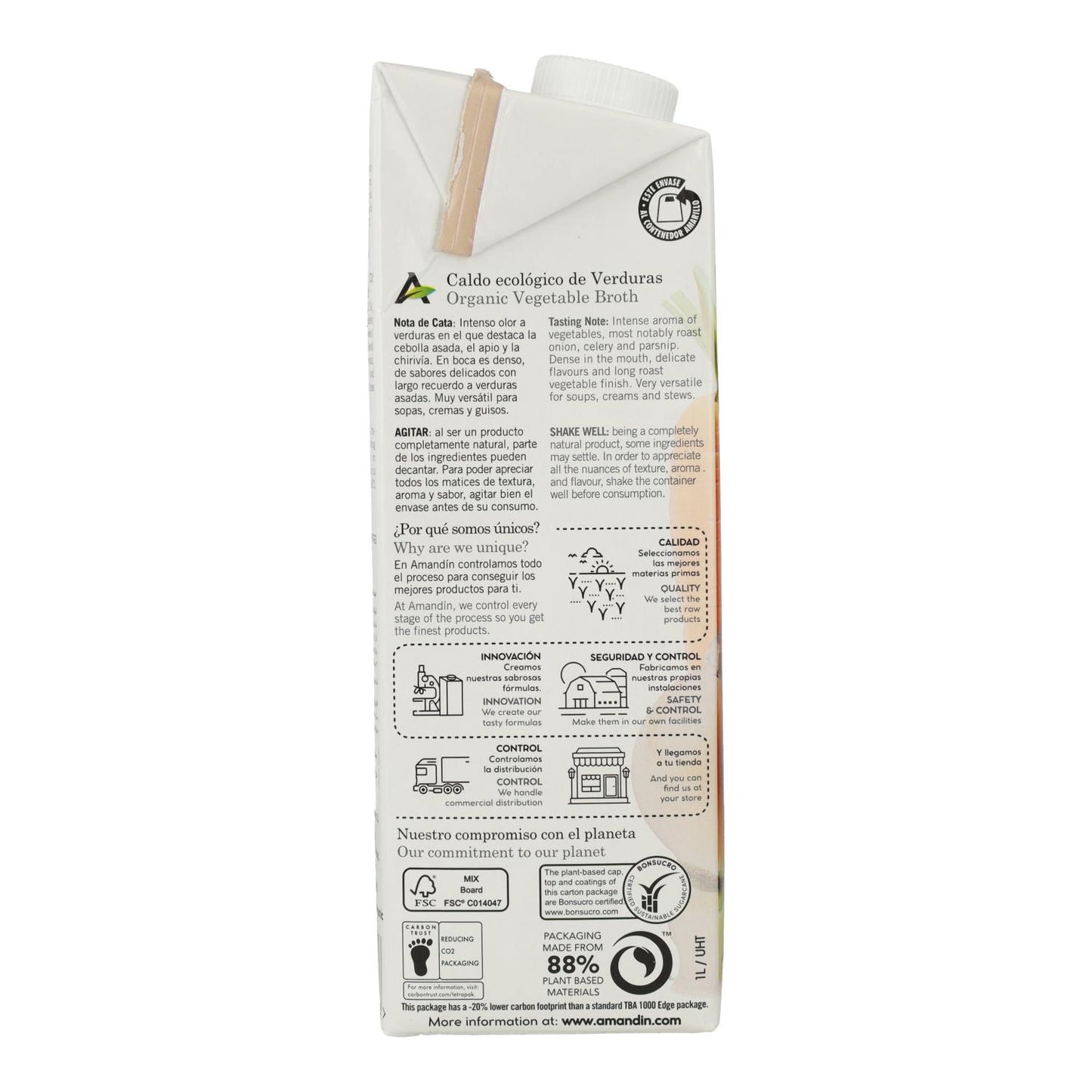 Gemüsebrühe Amandin 1 l