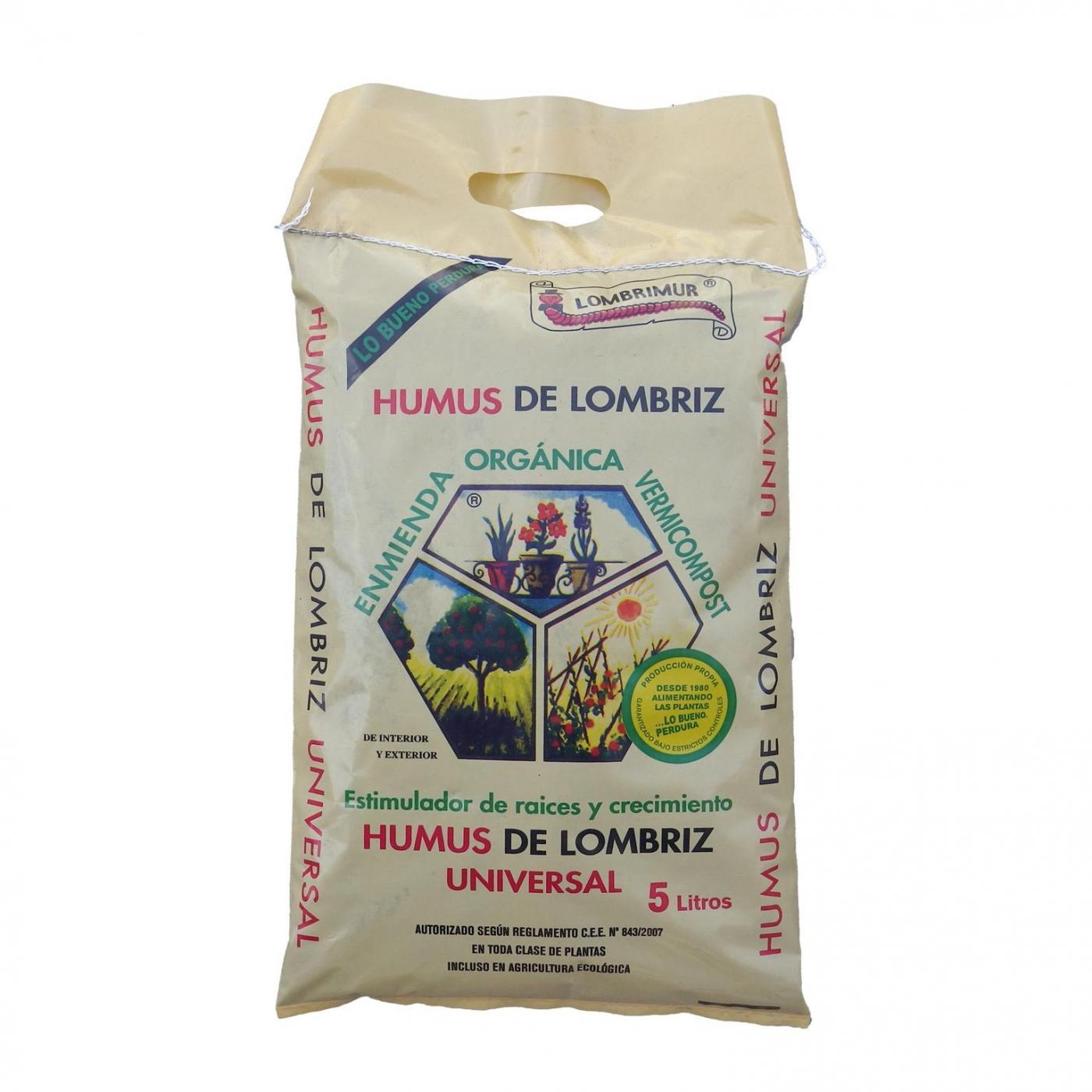Humus de lombriz Lombrimur 5 L