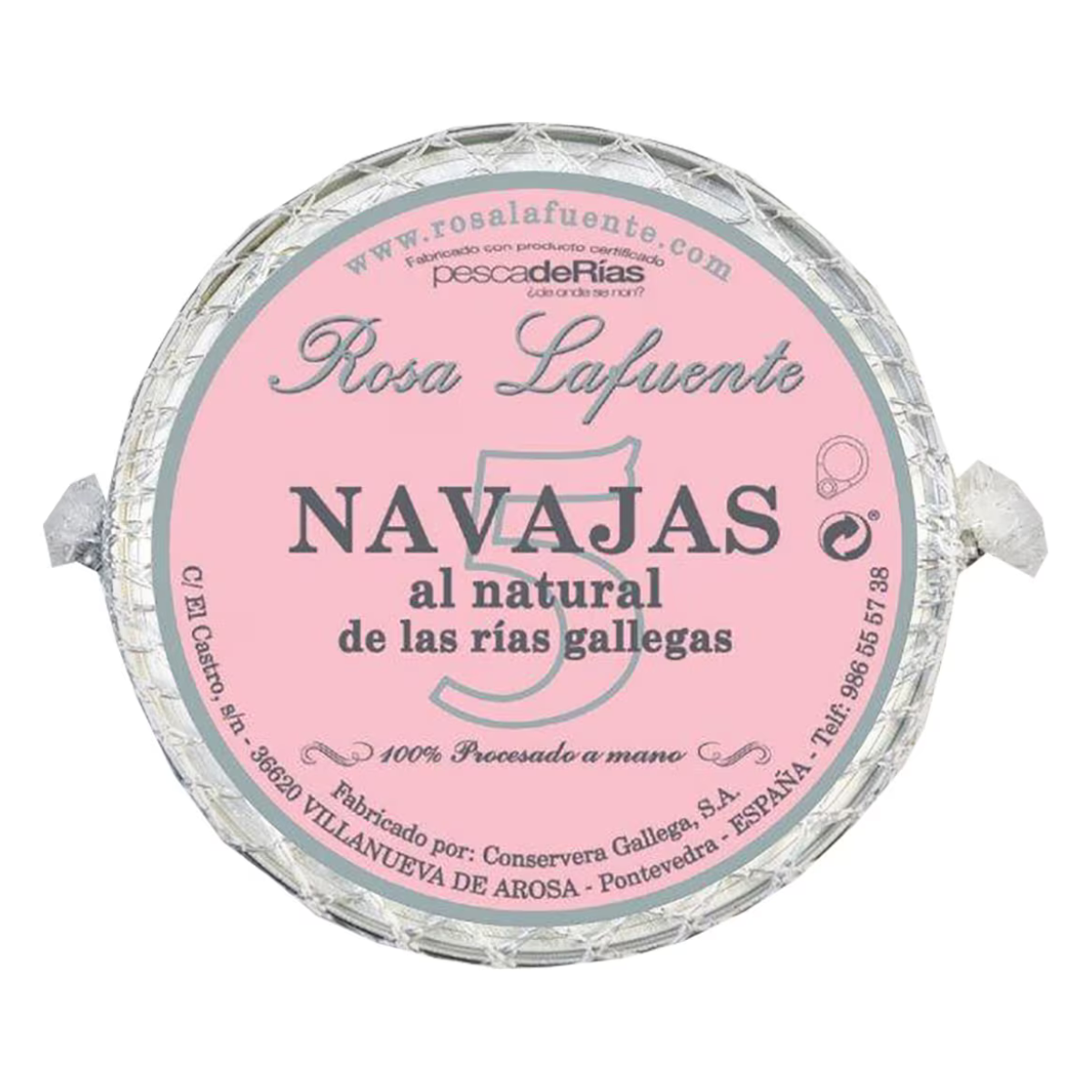 Ostrza naturalne z rzeki Ciastka 6 sztuk Rosa Lafuente 111 g