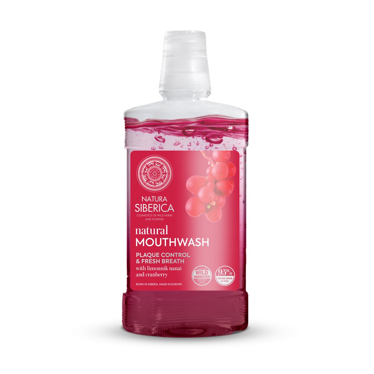 Natürliche Mundspülung mit Schizandra und Preiselbeeren Natura Sibérica 520 ml