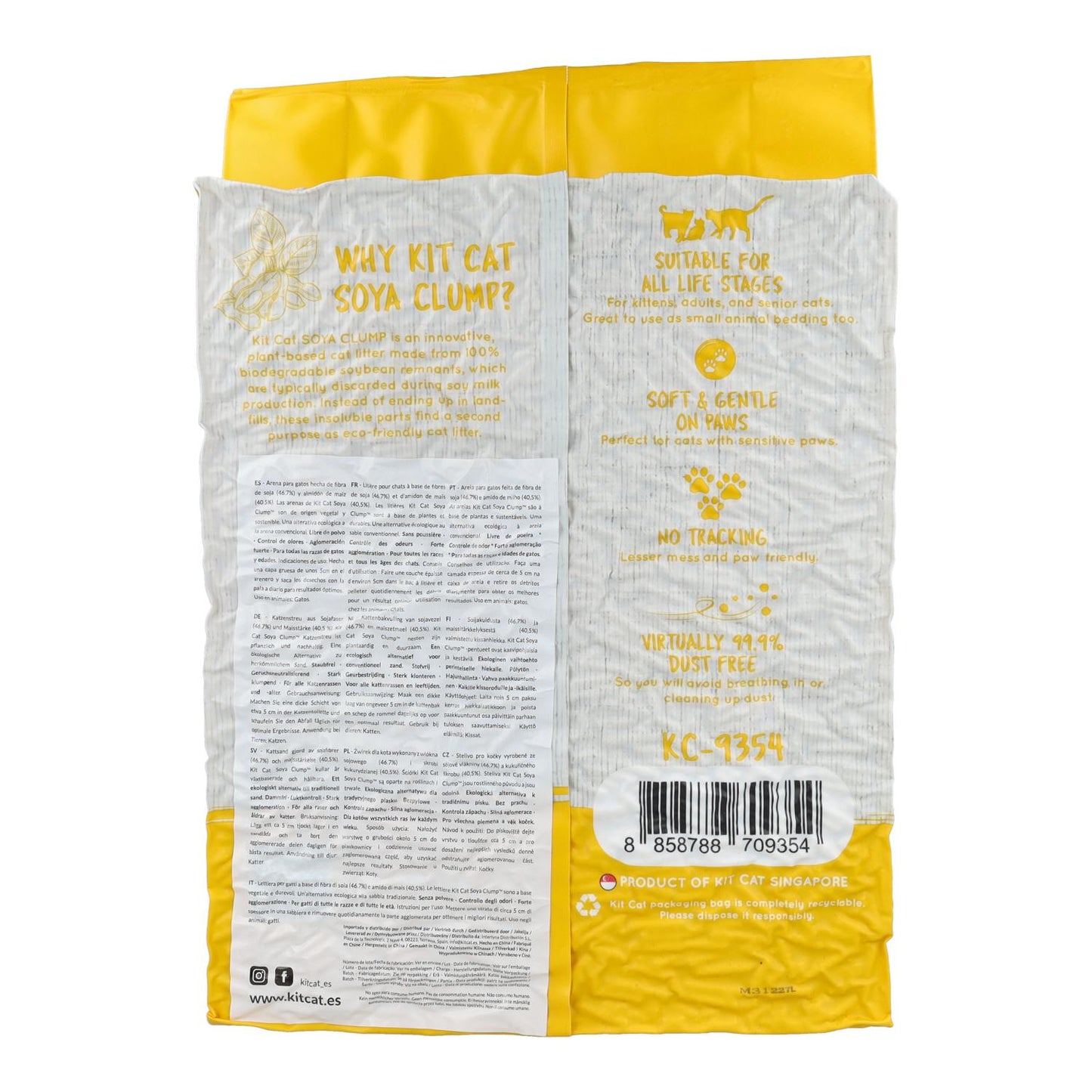 Kit Cat Arena Eco SoyaClump - Original 7 L Kattströ
