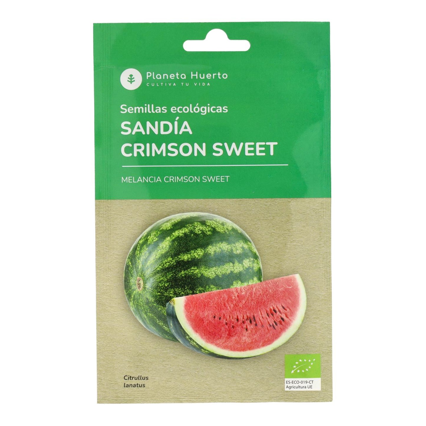 Bio Karminrote Süßwassermelone Samen Planeta Huerto