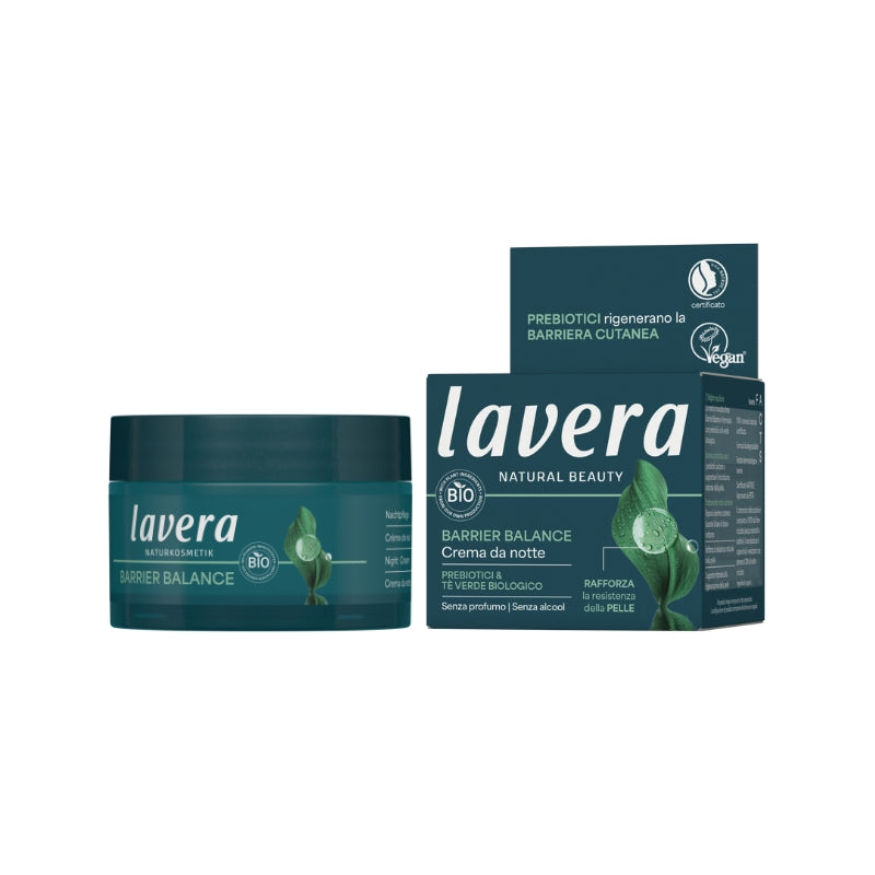 Krem na noc unisex Barrier Balance Prebiotyki i zielona herbata Lavera 50 ml
