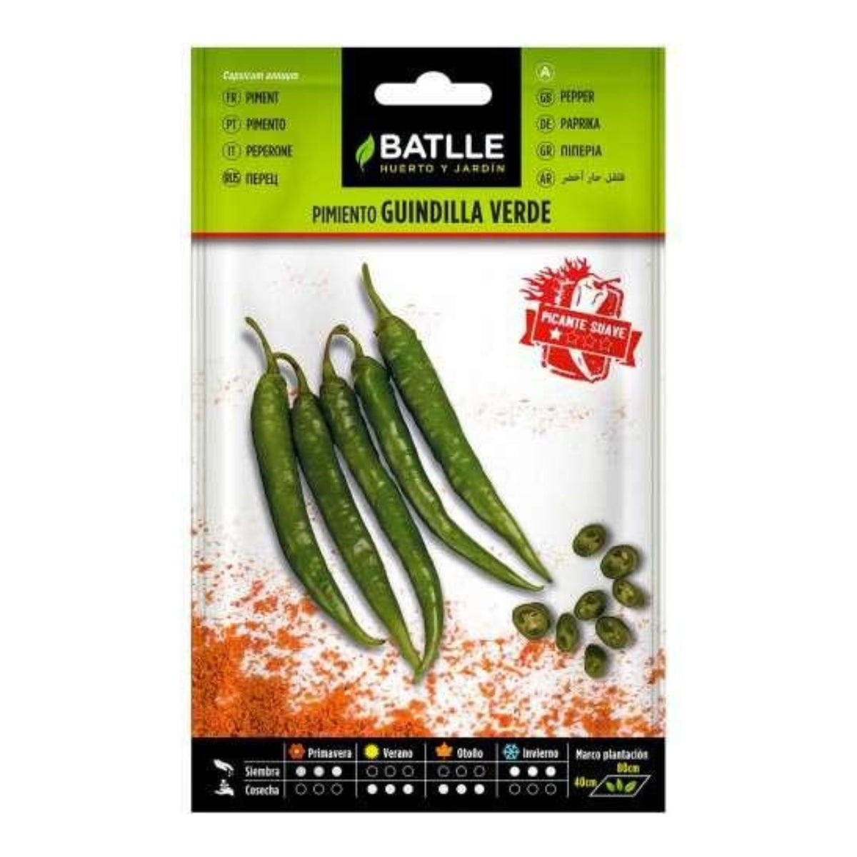 Green Chilli Pepper Seeds Batlle