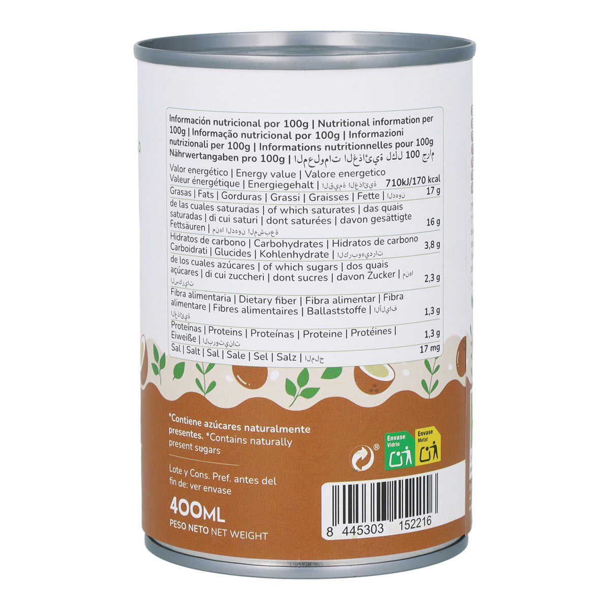 Crème de coco ECO Planeta Huerto 400 ml