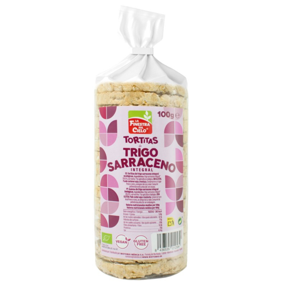 Buchweizen-Pfannkuchen mit Salz und glutenfrei BIO La Finestra Sul Cielo 100 g