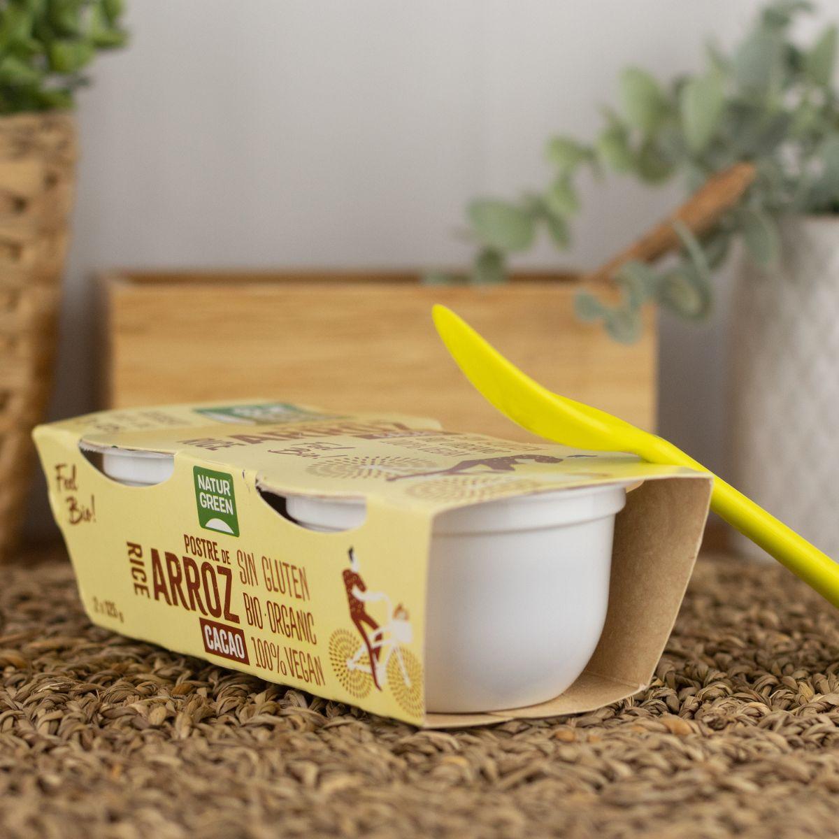 Deser ryżowo-kakaowy NaturGreen, 2 x 125 g