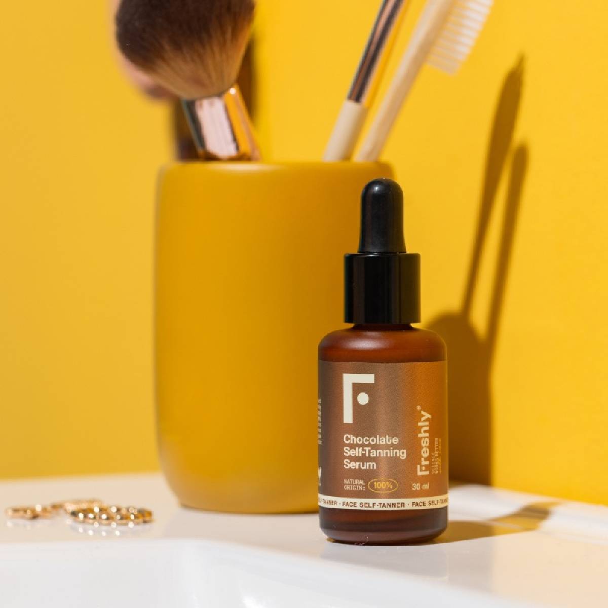 Siero autoabbronzante al cioccolato Freshly 30 ml