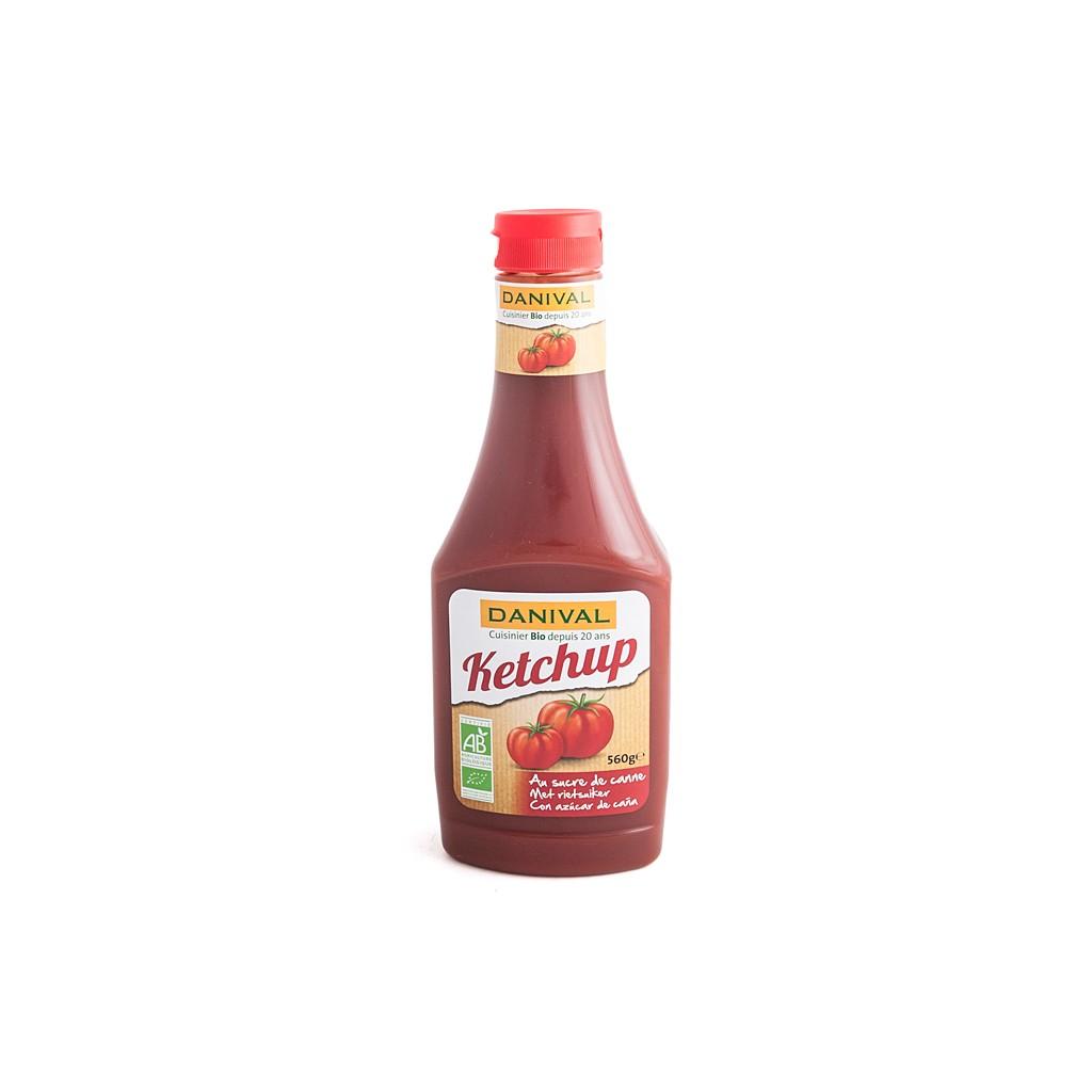 Ketchup mit Rohrzucker Danival, 560 g