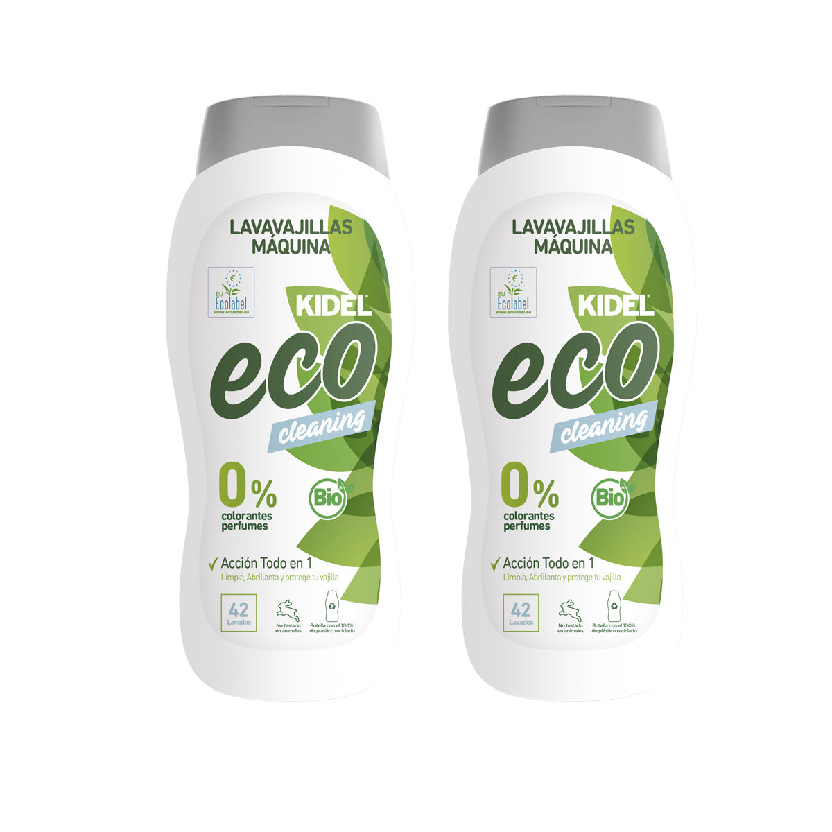 Pakket 2x Kidel vaatwasmiddel Eco Mimidu 720 ml