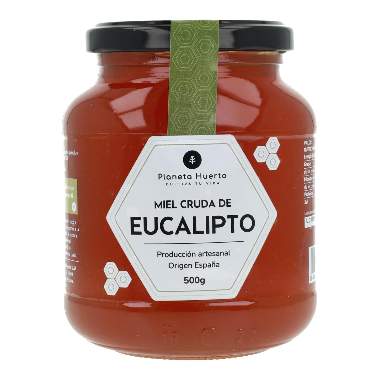 Raw Eucalyptus Honey Planeta Huerto 500 g