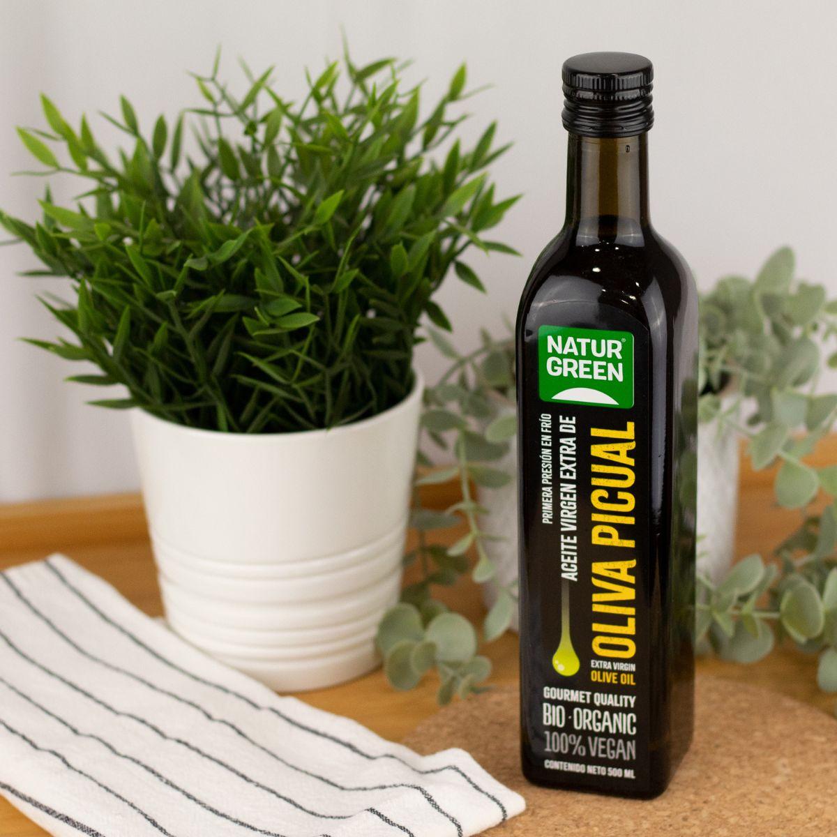 Ekstra jungfruolja Picual Bio NaturGreen 500 ml