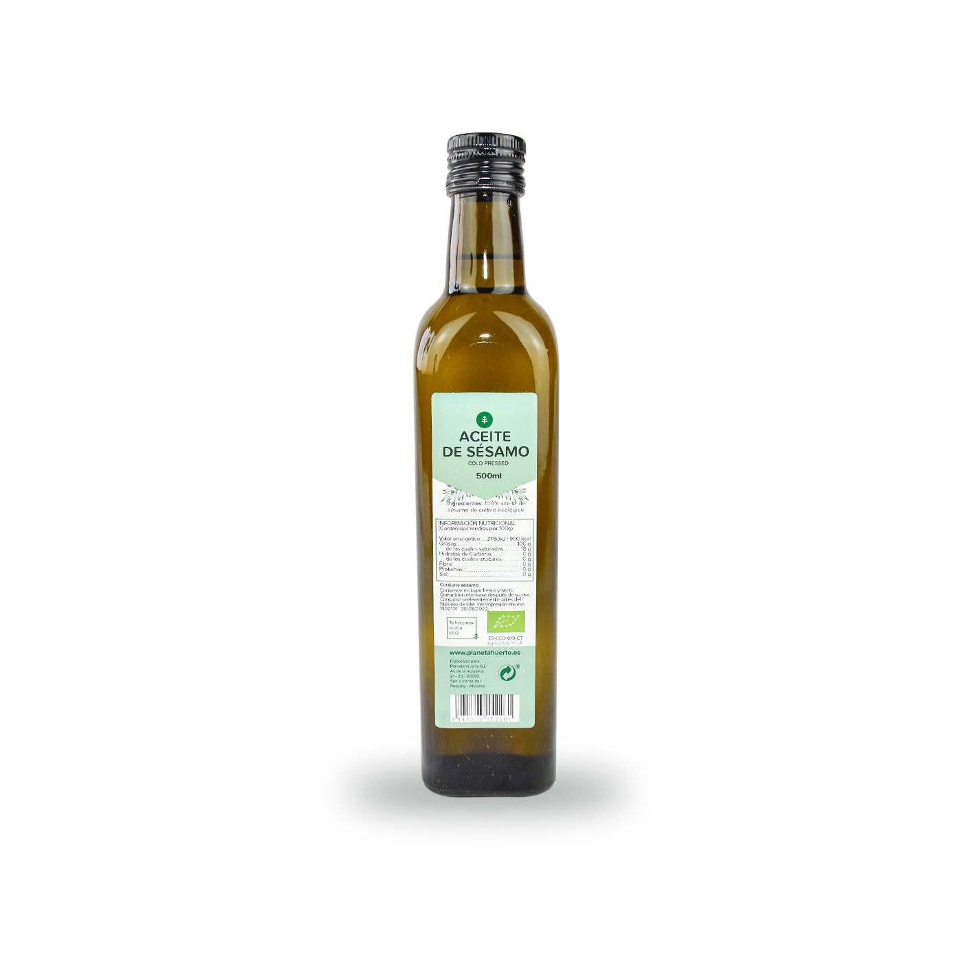 Koudgeperste sesamolie ECO Planeta Huerto 500 ml