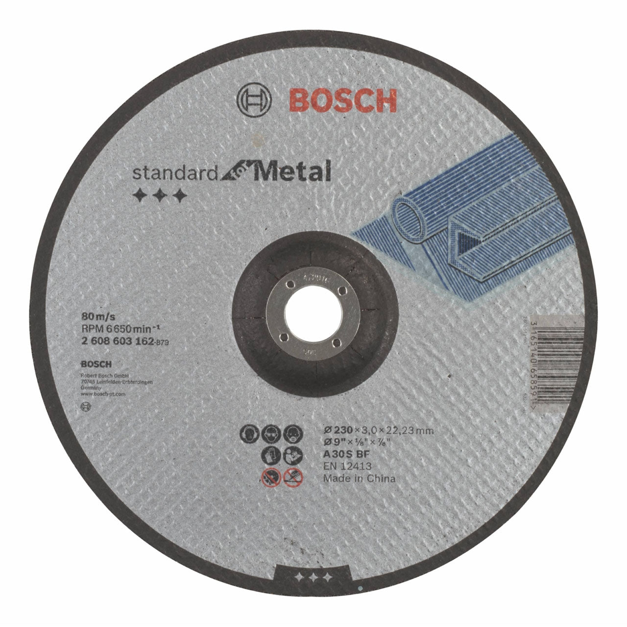 Disque de coupe Bosch pour meuleuse 230 mm pour métal