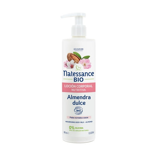 Lotion corporelle nourrissante à l'amande Natessance 400 ml