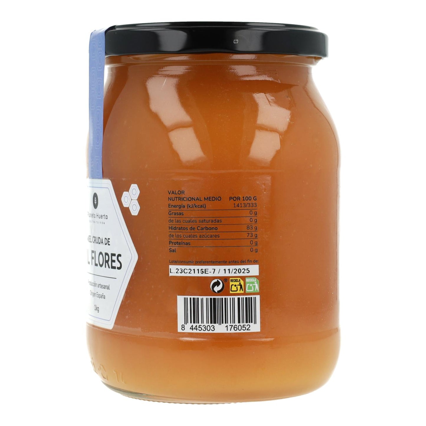 Duizend Bloemen Ruwe Honing Planeta Huerto 1 kg