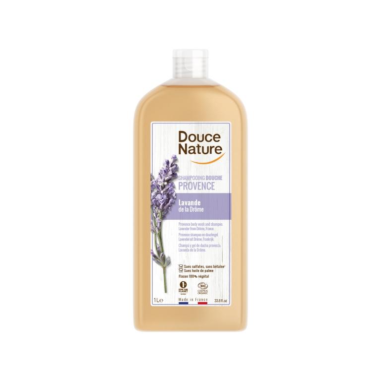 Shampoo e gel alla lavanda Douce Nature 1 L
