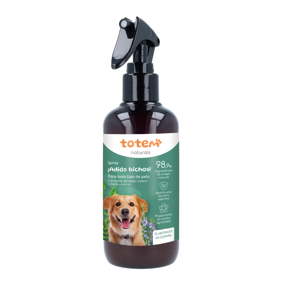 Pack répulsif pour chiens Shampooing + Spray Totem Naturals