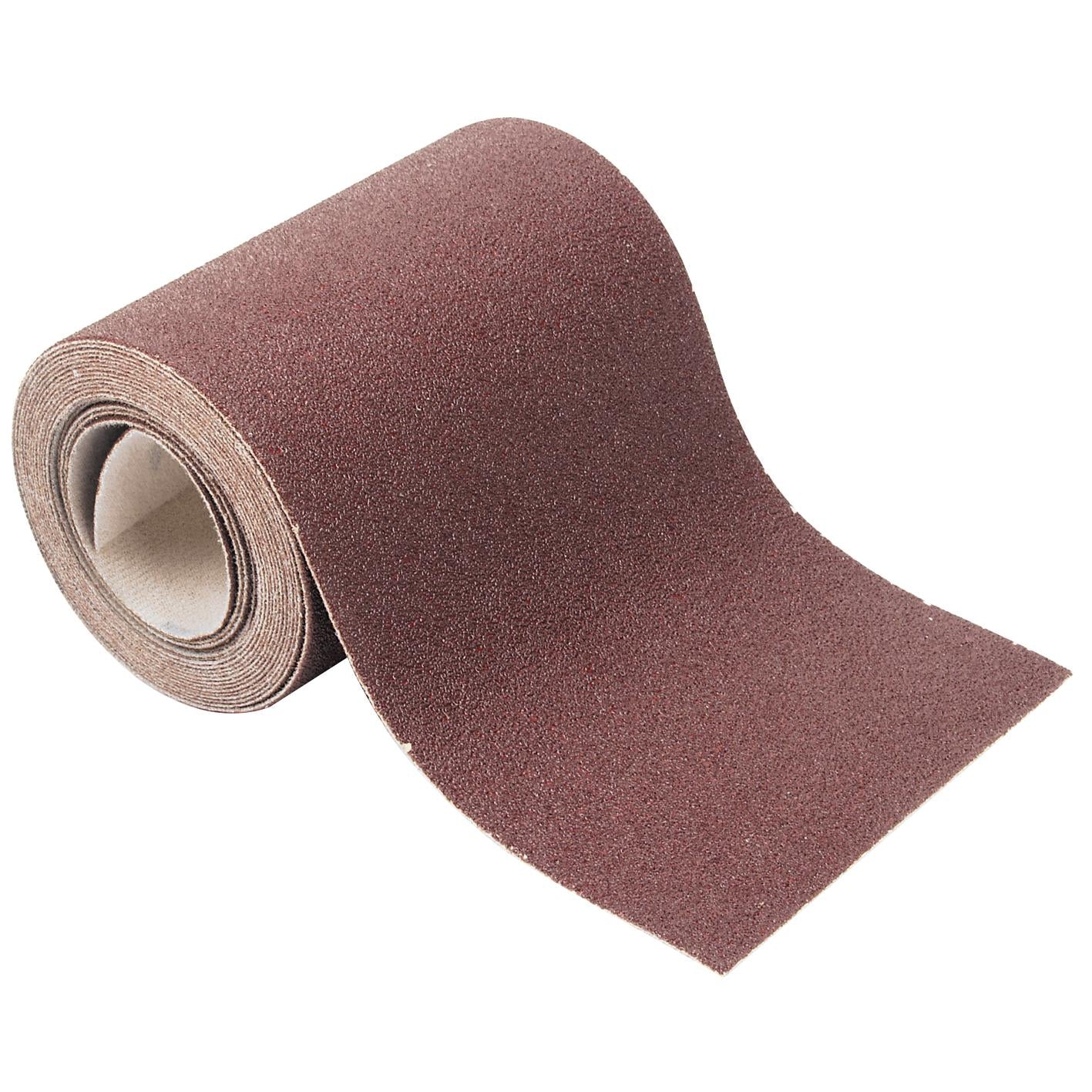 Rouleau de papier abrasif 115 cm Wolfcraft grain 180