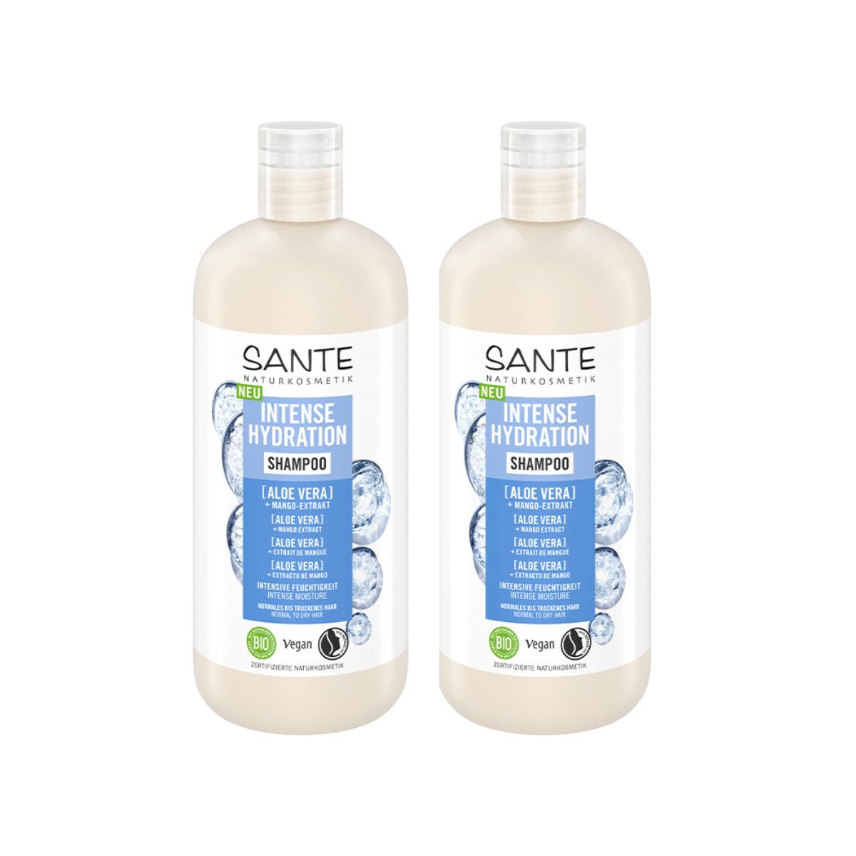 Pack of 2 Sante Intense Hydration Aloe Shampoo 500 ml