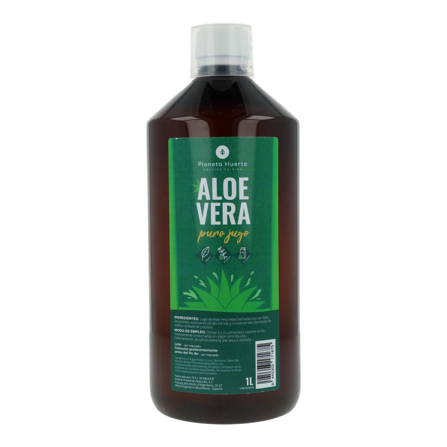 Aloë Vera Sap Planeta Huerto 1 L.