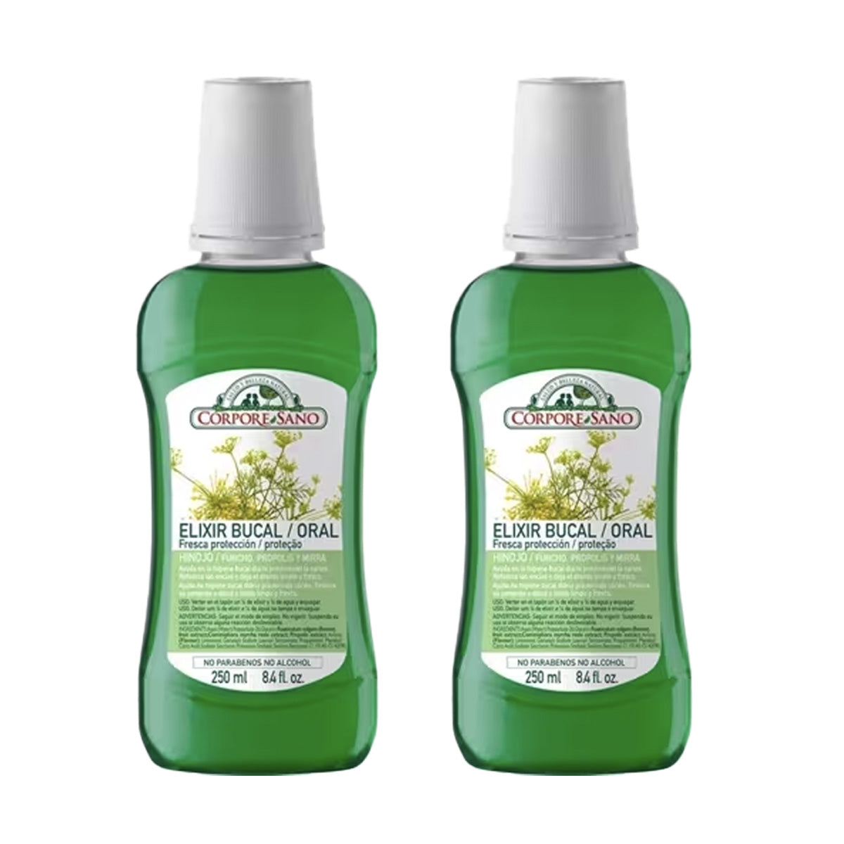 2x mondelixer met propolis en venkel Corpore Sano 250 ml