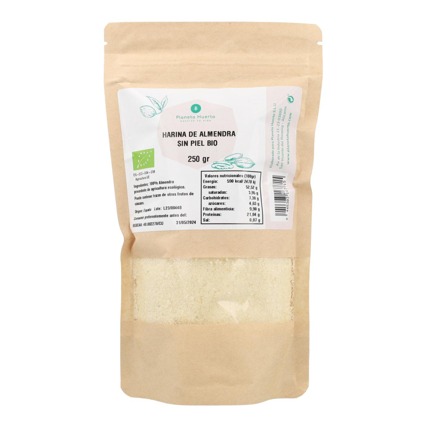 Mandelmjöl ECO Planeta Huerto 250 g
