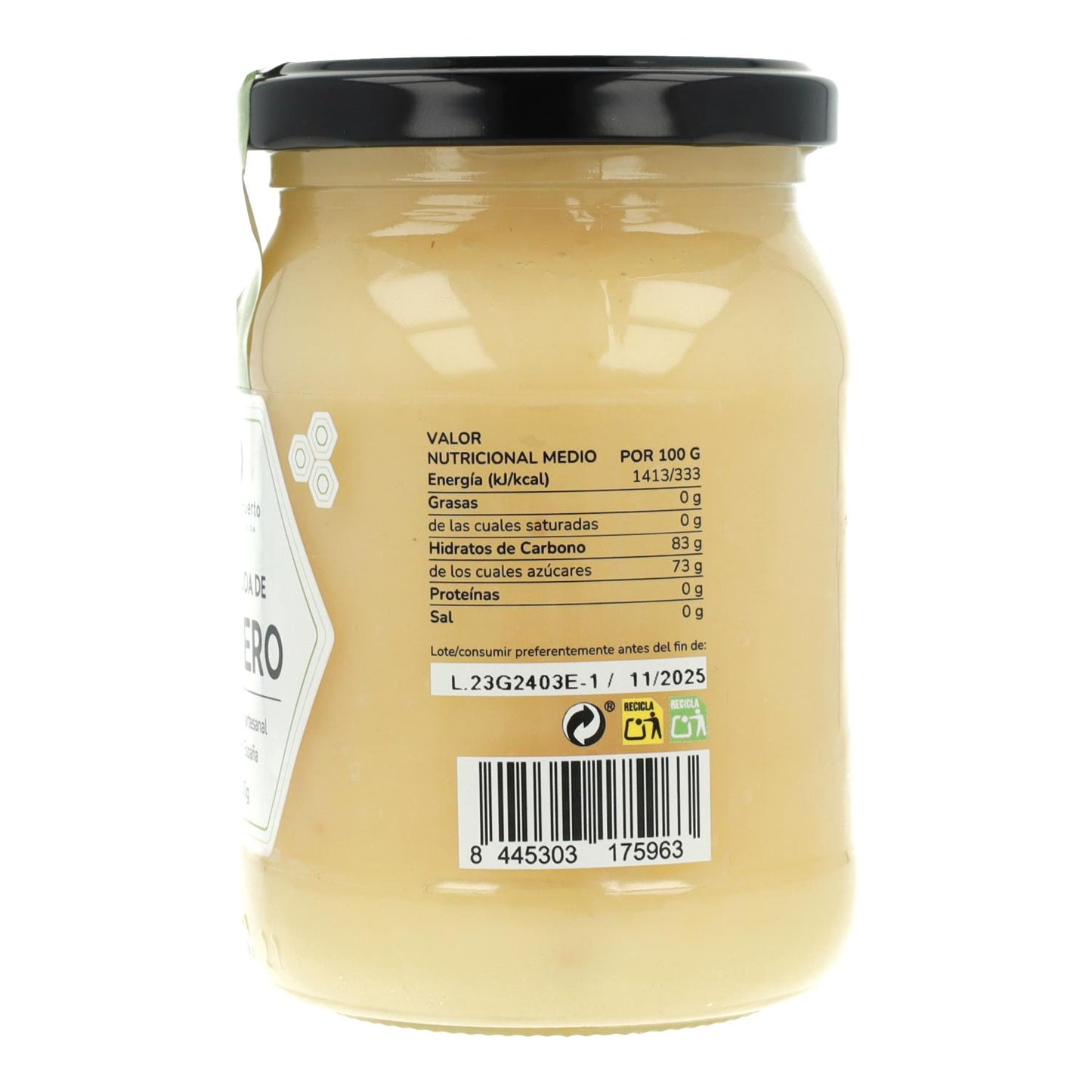 Rosmarin rå honung Planeta Huerto 500 g