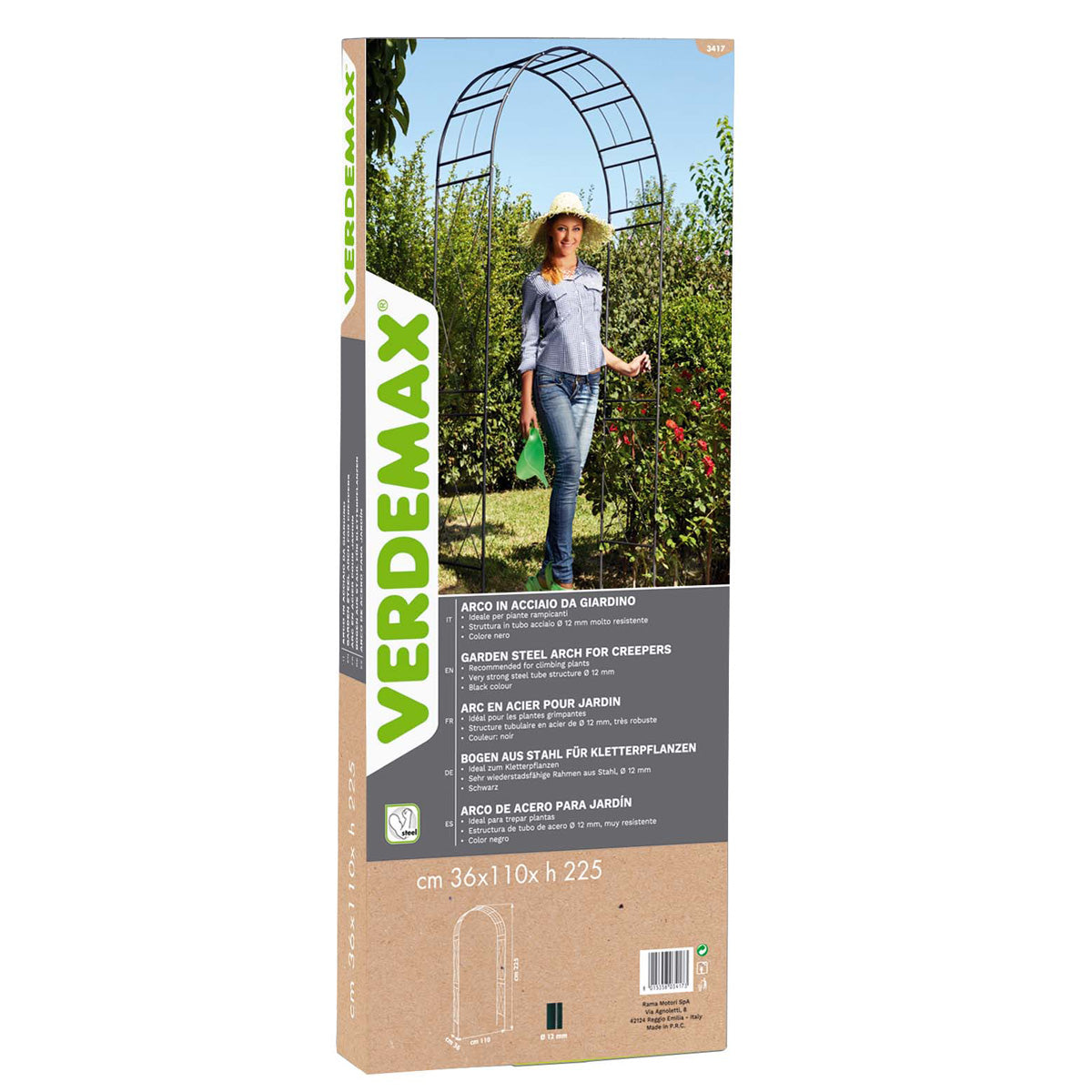 Dekorativer Stahlbogen Verdemax