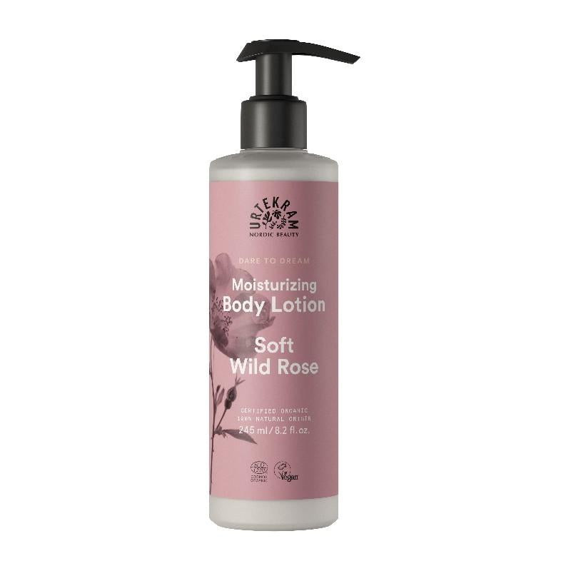 Soft Wild Rose Body Lotion Urtekram 245 ml