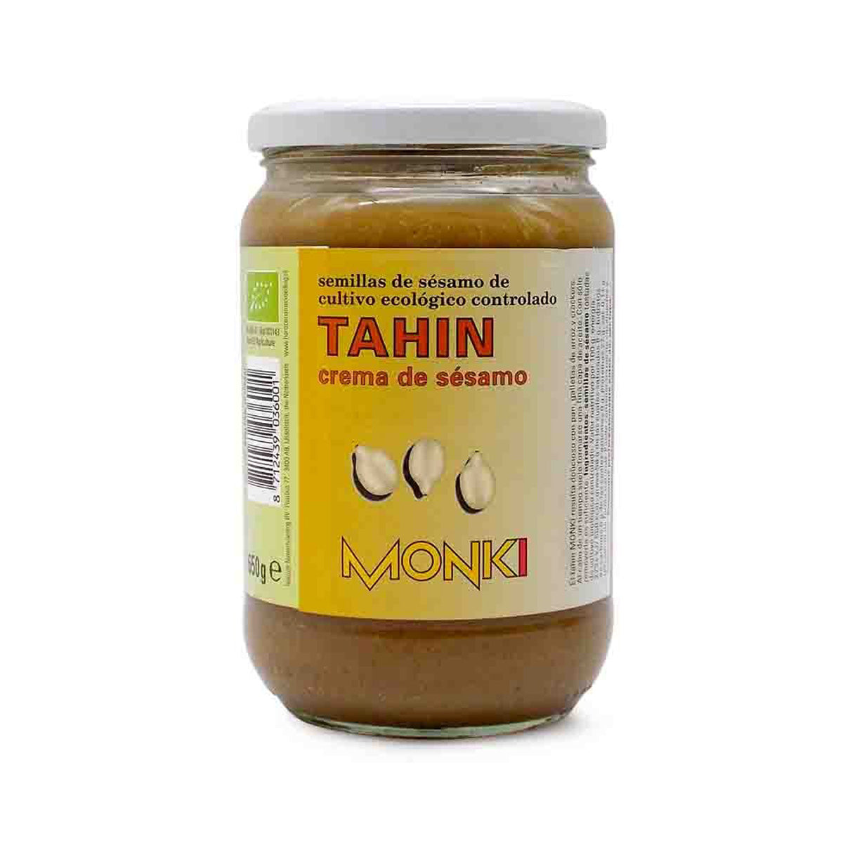 Tahini torréfié sans sel bio Monki 650 g