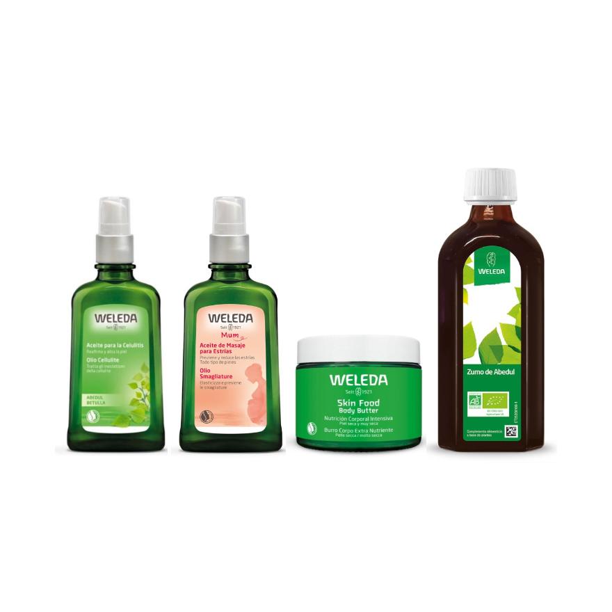 Specialpaket Perfekt hud + gratis Body Butter Weleda