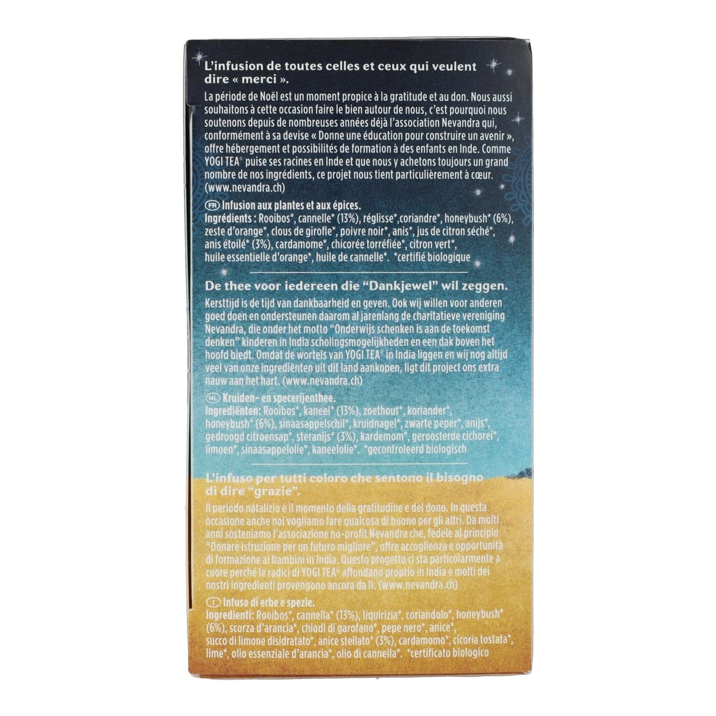 Yogi Tea BIO Weihnachts-Tee 17 Beutel