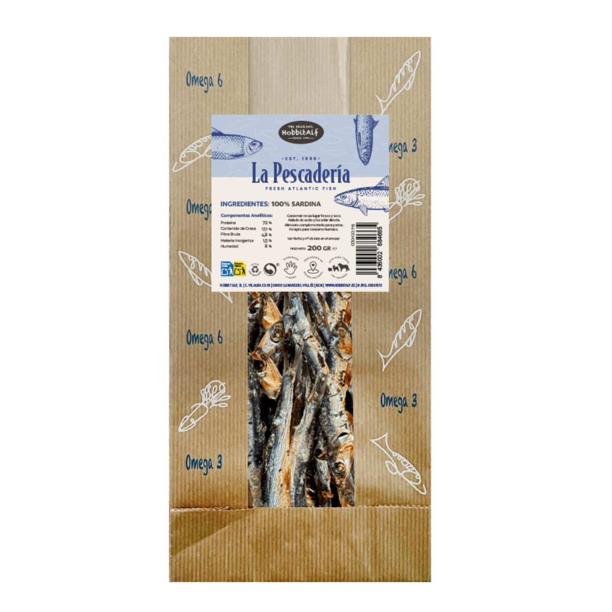 Sardiner Hobbitalf 200 g
