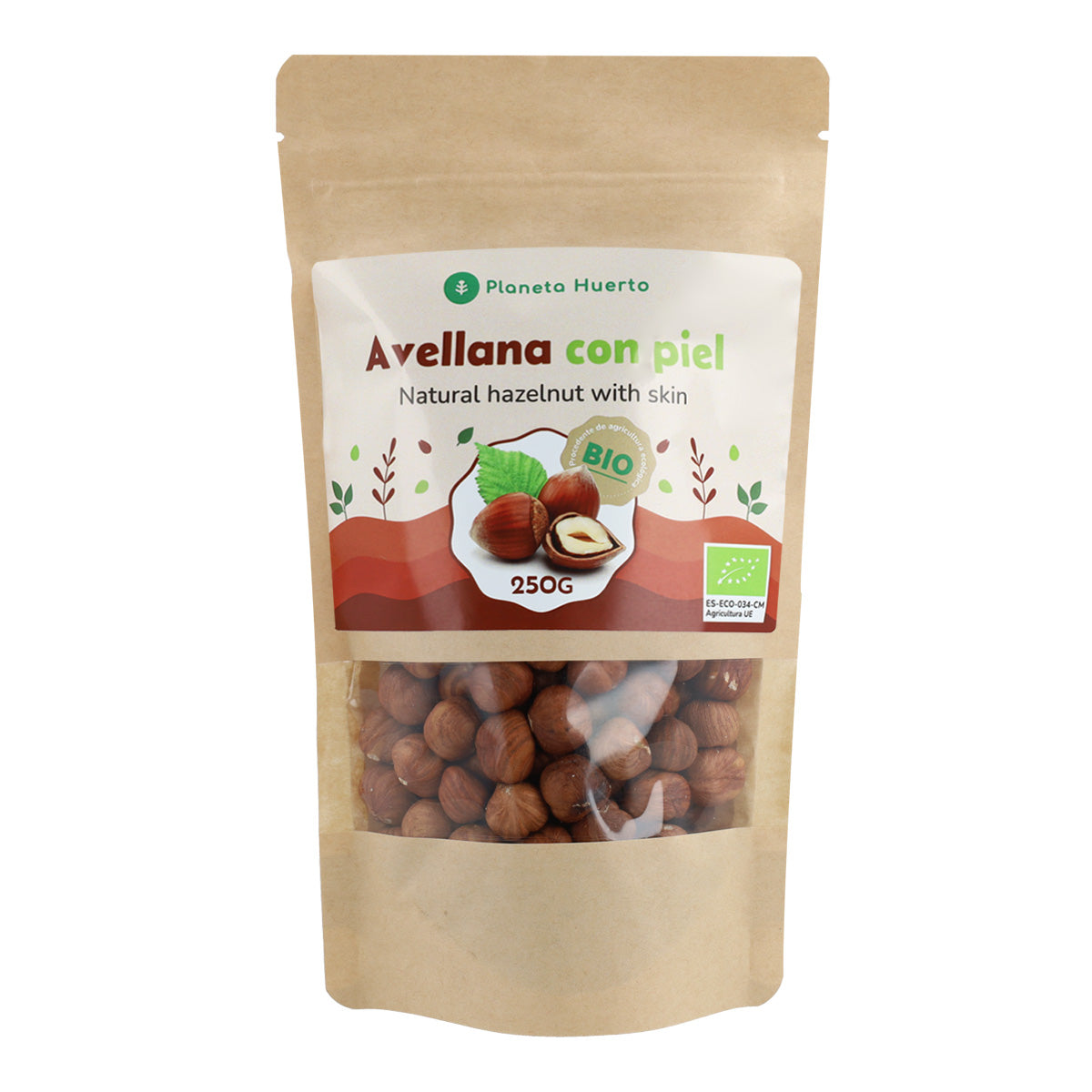 Haselnuss mit Schale ECO Planeta Huerto 250 g