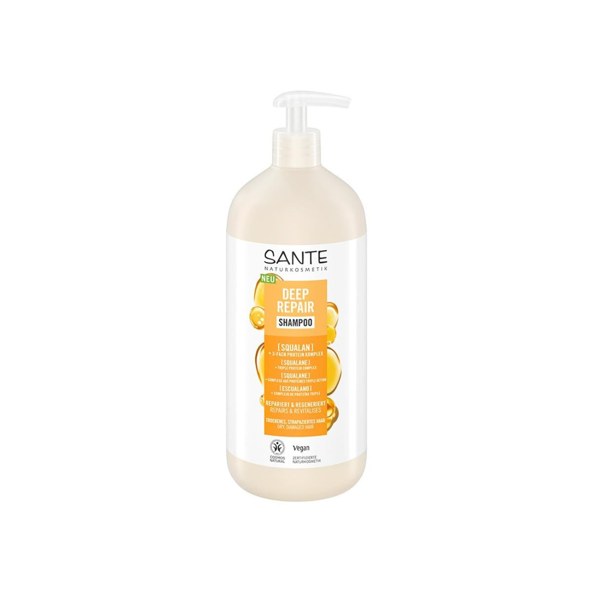 Shampoo riparatore intenso allo squalene Sante 950 ml
