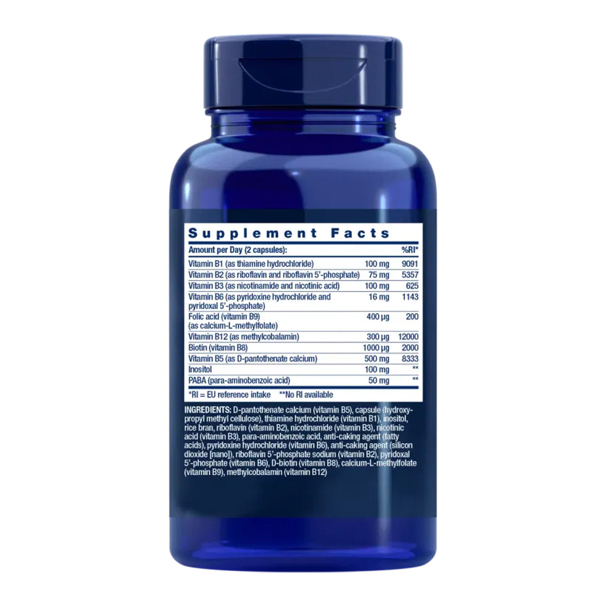 BioActive Complete B-Complex, Life Extension 60 kapsułek