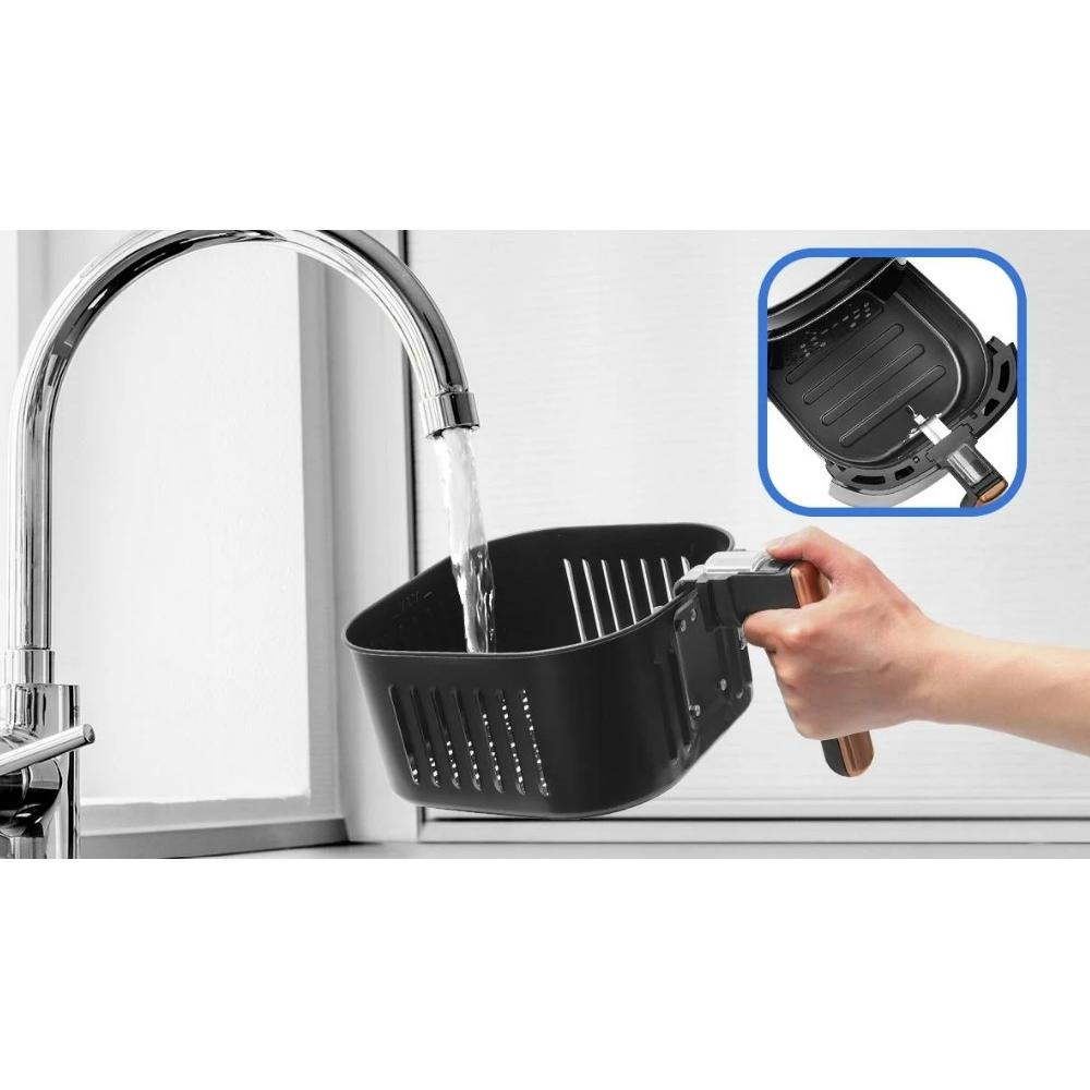 7L Aigostar Box okerkleurige heteluchtfriteuse 1900 W (gereviseerd)
