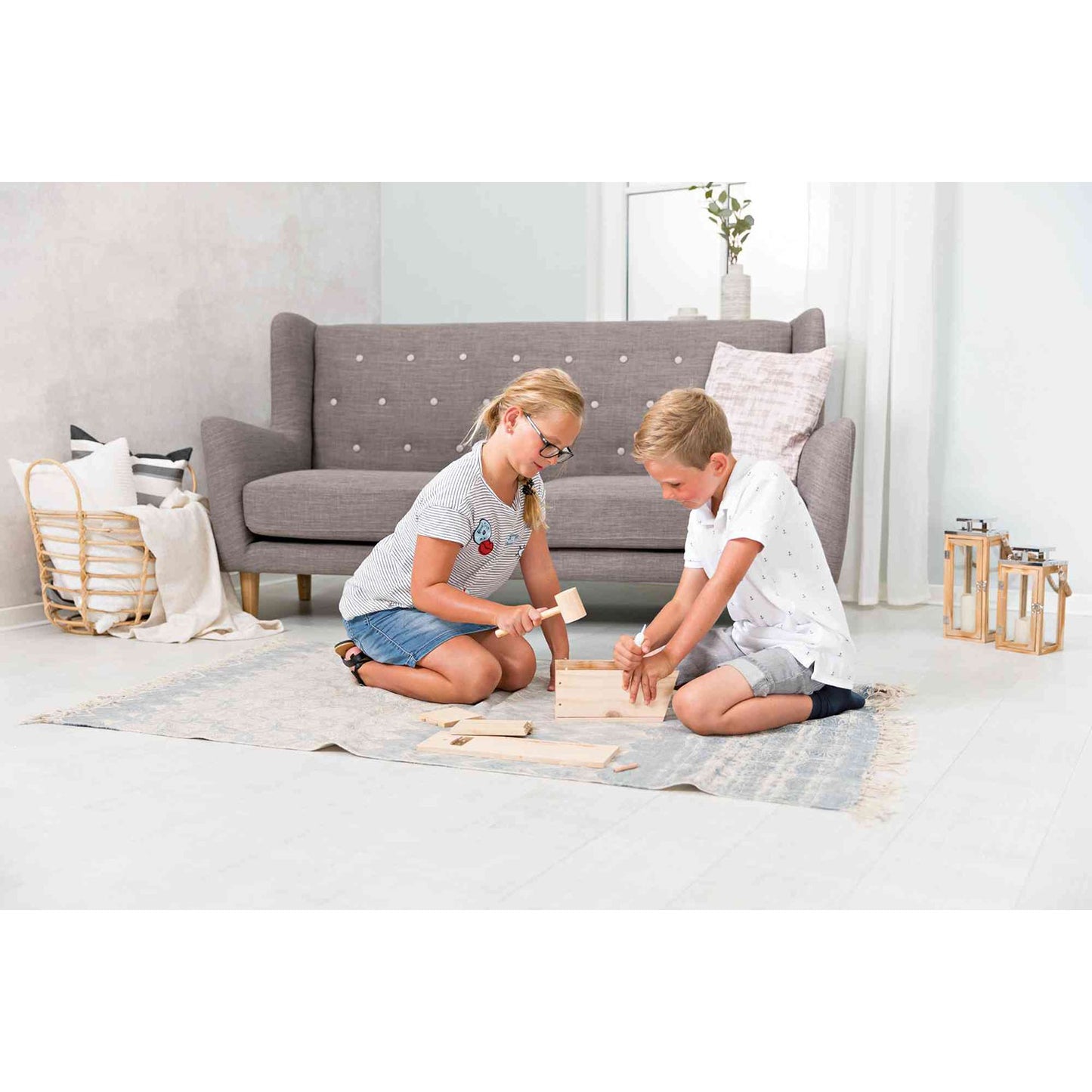 Educatieve bouwset nestkastje