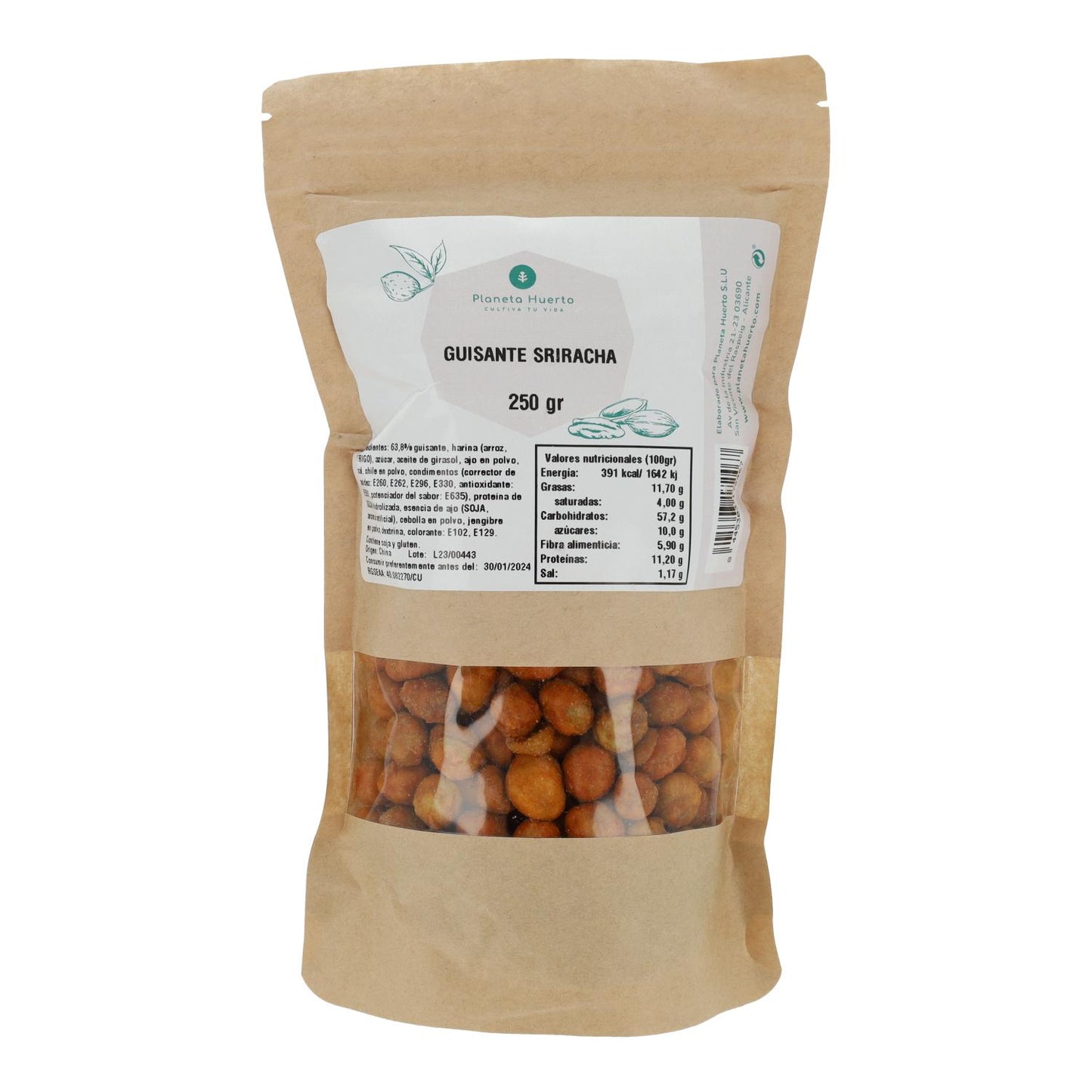 Pisello Siracha Planeta Huerto 250gr