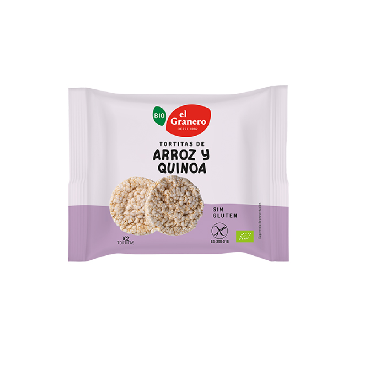 Focaccine di riso e quinoa El Granero 20 g