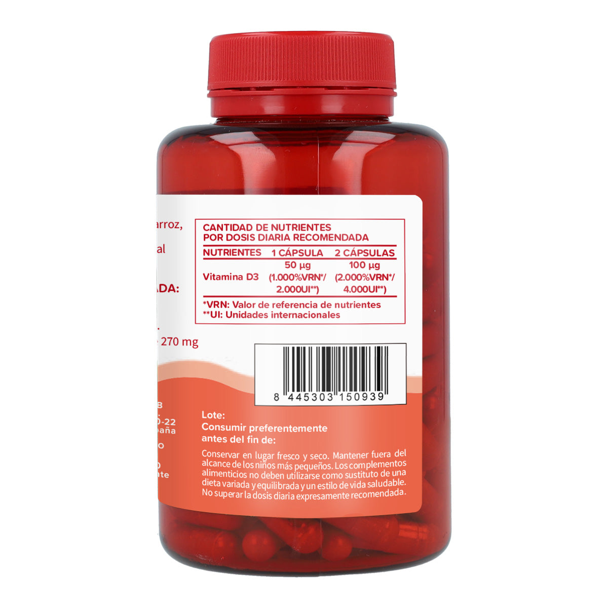 Vitamin D3 2000 U.I Planeta Huerto 120 vegetarische Kapseln