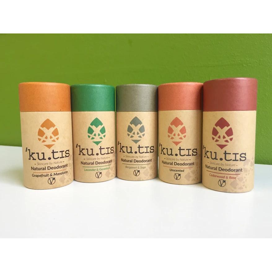 Deodorante ecologico Zero Waste Cedro e rosa Kutis 55 g