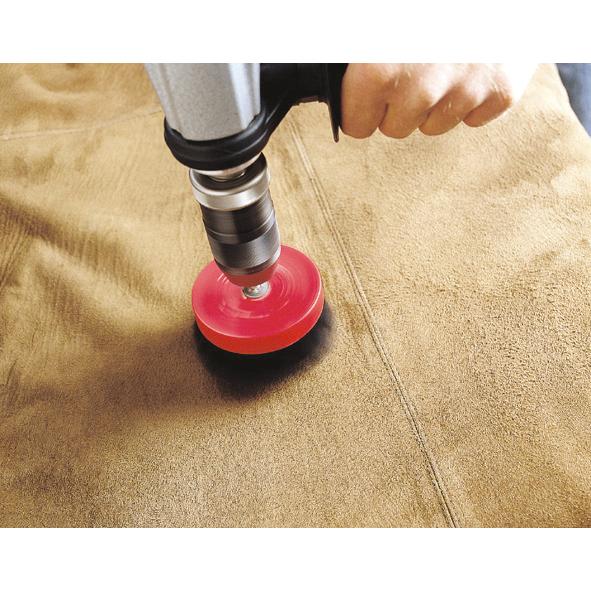 Wolfcraft 2713000 – 1 polerborste med mjuka borst, rund skaft Ø 6 mm Ø 80 mm