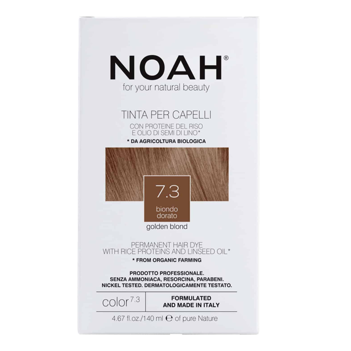 Hårfärg guldblond Noah 140 ml (7,3)