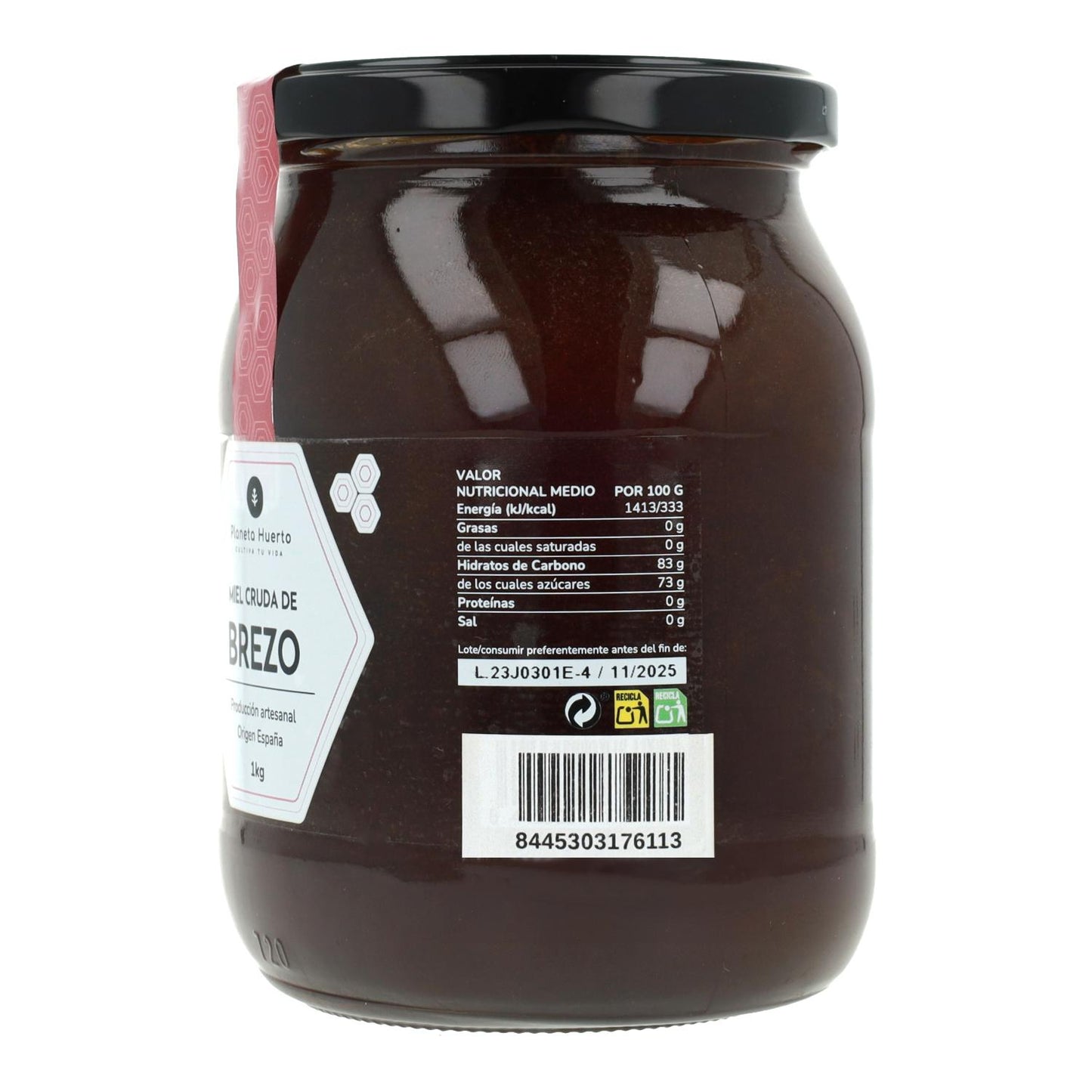 Miele di erica grezzo Planeta Huerto 1 Kg