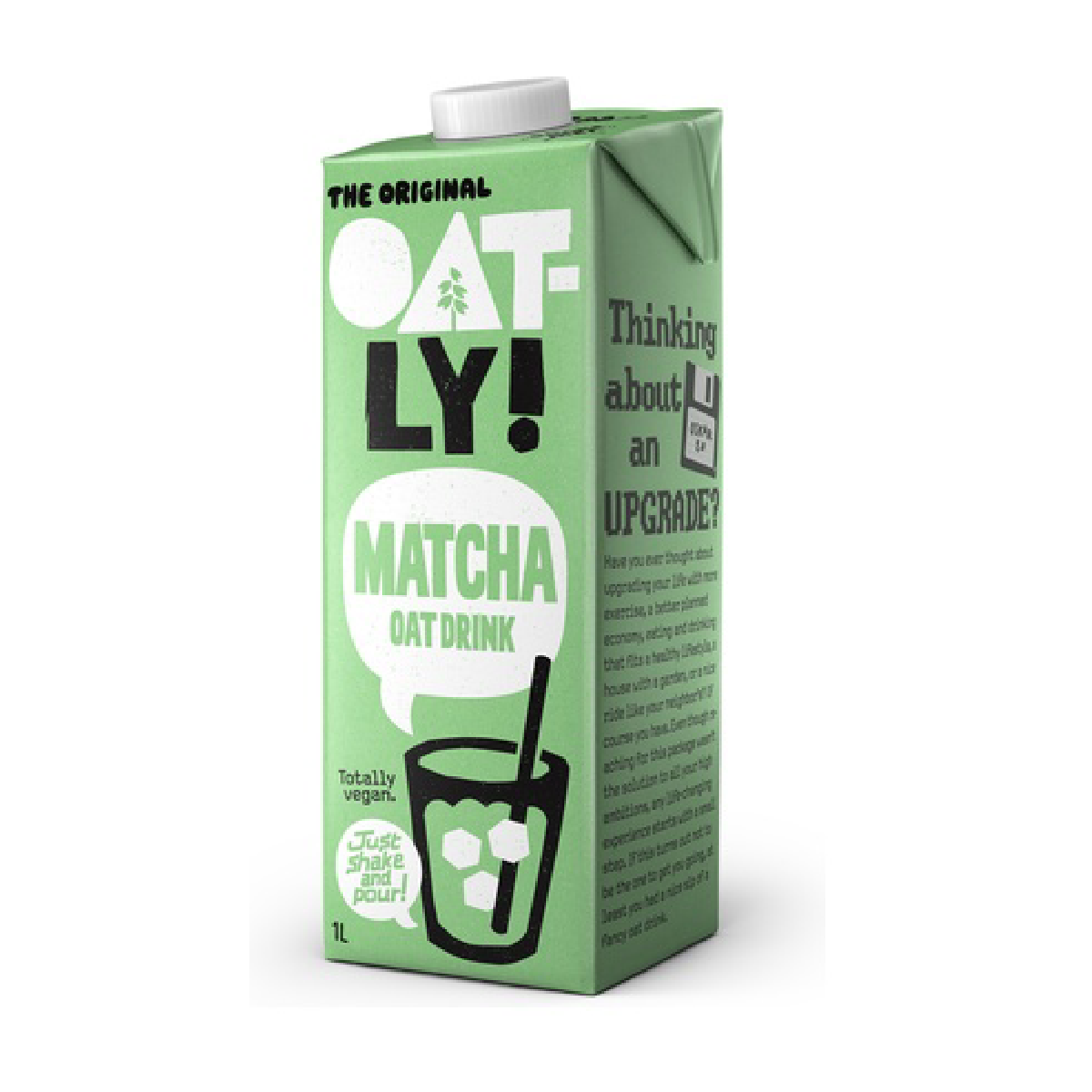 Havre- och matchate-dryck Oatly 1 l