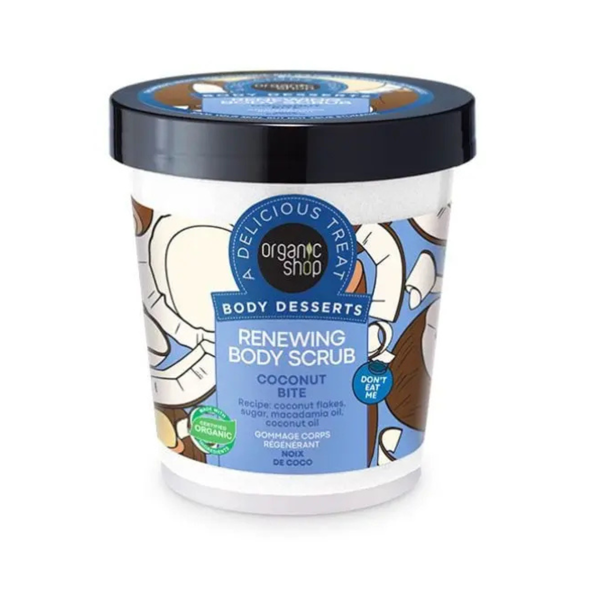 Organic Shop Coconut Bite Renewing Body Scrub 450 ml