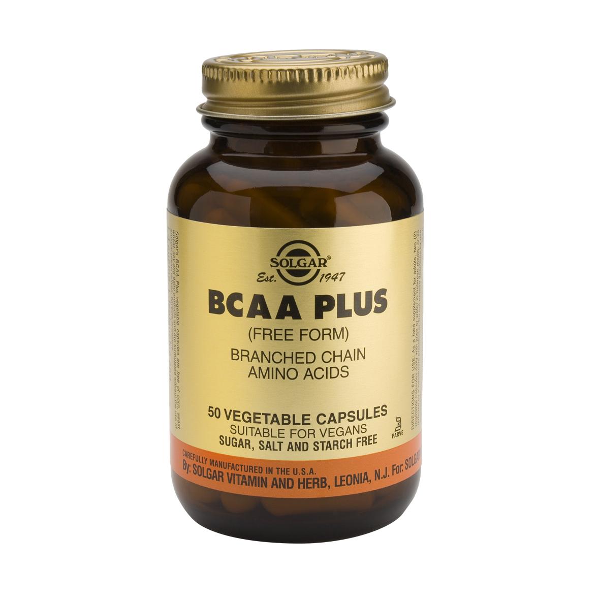 BCAA Plus Solgar, 50 pflanzliche Kapseln